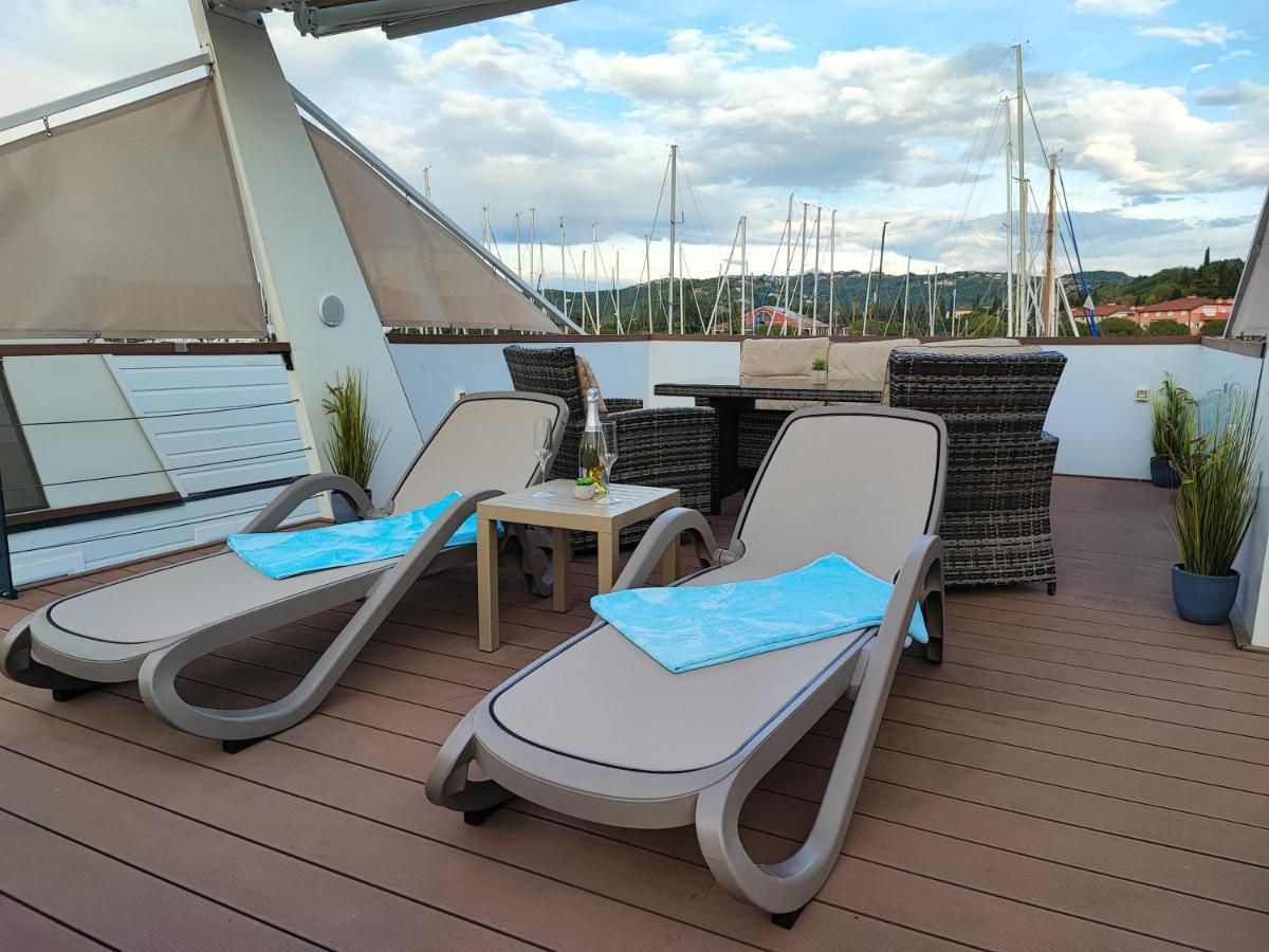 Sea Lux Floating House Ajda Portorose Villa Eksteriør bilde